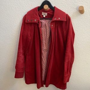 Heritage Vintage Red Corduroy Coat
